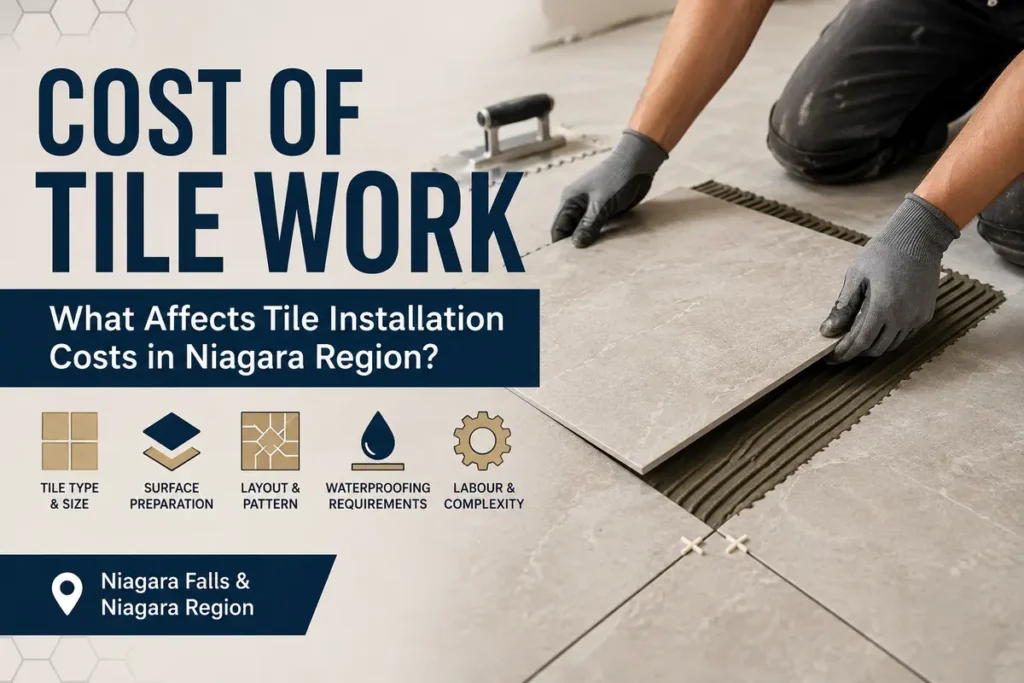 Cost of Tile Work | What Affects Tile Installation Costs in Niagara Region?